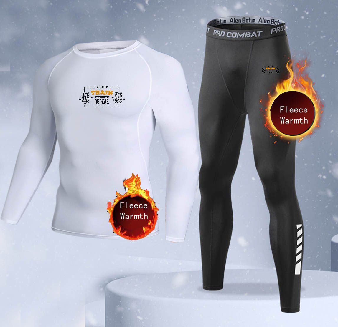 New 2-pieces Winter Warm Men U - Thermal Long John recension och pris