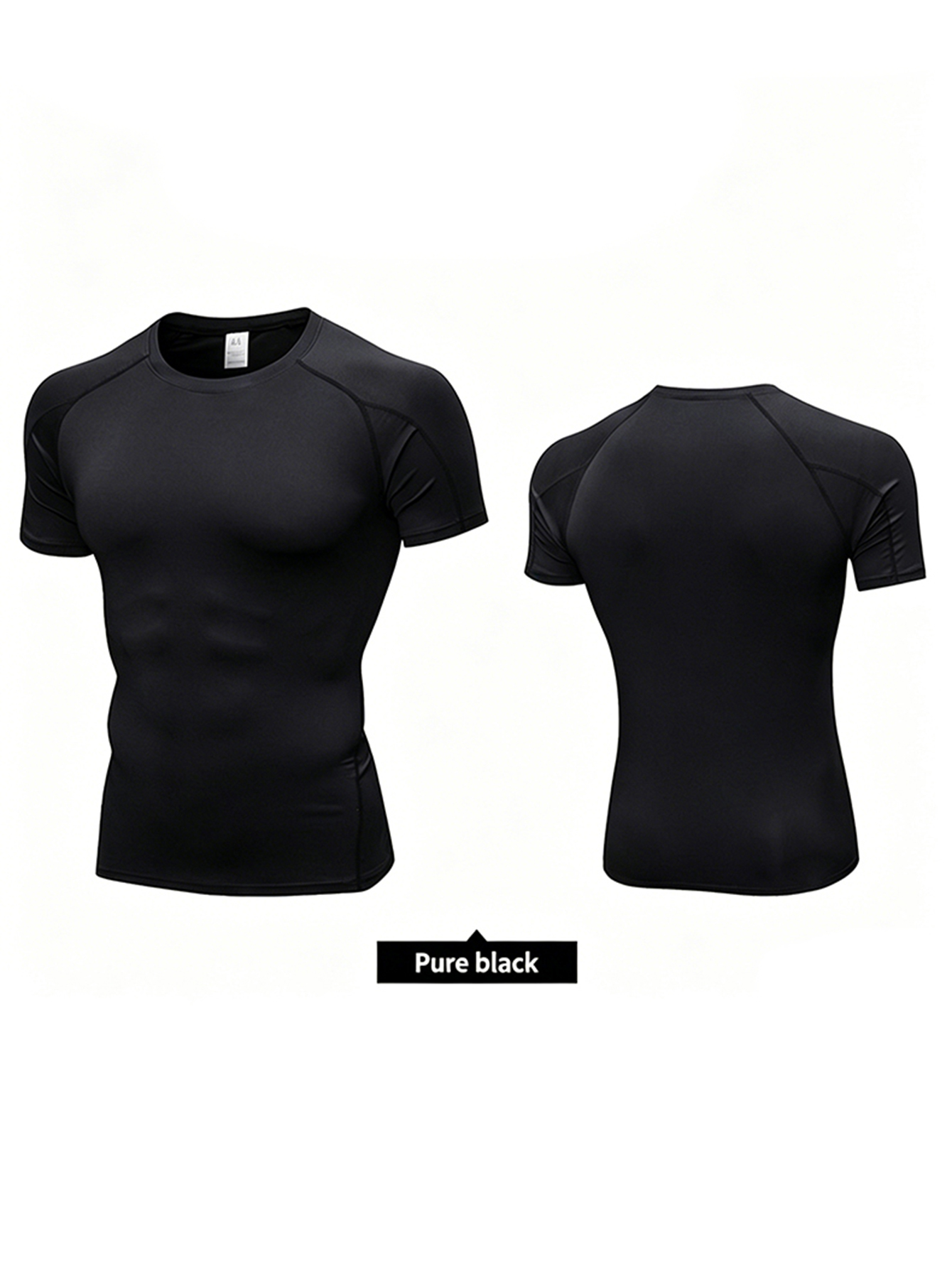High-Elastic Tight-Fitting Sho - T Shirt Tight Fit recension och pris